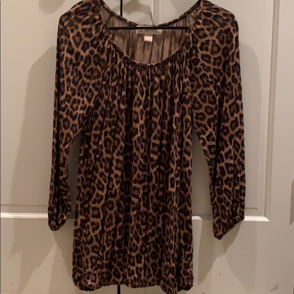 Michael Kors Leopard Top size XS